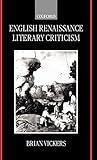 English Renaissance Literary Criticism