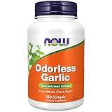 NOW Foods Supplements, Odorless Garlic (Allium sativum), Concentrated Extract, 250 Softgels