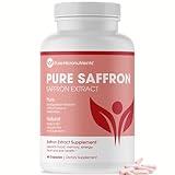 Saffron Supplements - 100% Pure Saffron Extract Capsules - Boost Energy & Mood, Support Eye & Heart Health