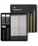 Mr. Pen- Sketch Pencils for Drawing, 19 pcs, Drawing Pencils for Sketching with Graphite Sticks, Erasers and Sharpener, Sketching Pencils, Art Pencils for Sketching, Graphite Pencils, Artist Pencils