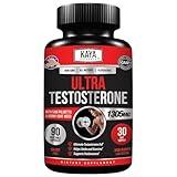 Kaya Naturals Ultra Testosterone - Men's Testosterone Booster with Tongkat Ali, Horny Goat Weed, Tribulus - Natural Workout Supplement for Energy, Stamina, and Strength Booster - 90 Count