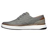 Skechers Men's Moreno Canvas Oxford Shoe, Beige (TPE 578), 9.5 Medium US