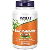 NOW Foods Supplements, Saw Palmetto Extract with Pumpkin Seed Oil and Zinc, Men's Health*, 90 Softgels