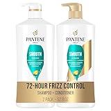 Pantene Shampoo and Conditioner Set with Hair Treatment, Pro-V Repair & Protect, Frizz Control with Antioxidants, Nourishing for All Hair Types, Safe for Color-Treated Hair, 27.7 & 25.1 Fl Oz