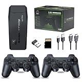 20000+ Games,2024 Newest home game console wireless double handle psp arcade double TV game console Plug and Play Video Game Stick, HDMI Output TV, Gift for Kids and Adults (64G)