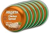 Argeta Pate Spread, Chicken, 3.35oz (6 PACK)