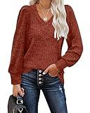 Ladies Tops and Blouses Long Sleeve Shirts Dressy Casual Fall Outfits Caramel