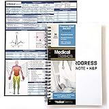 Progress & H&P + 4 Day SOAP Notebook - Progress Note + Medical History and Physical notebook, 50 templates with perforations