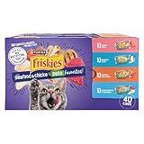 Purina Friskies Wet Cat Food Pate Variety Pack Seafood and Chicken Pate Favorites - (Pack of 40) 5.5 oz. Cans