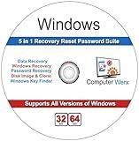 9th & Vine Password Recovery Reset CD Compatible With Windows Versions,11,10, 8.1, 7, XP and Vista in 32/64 Bit. No Internet Connection Required. Reset Lost Password