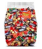 Hershey Assorted Chocolate Candy Variety Pack - 5lb Bulk Halloween Candy Mix - Bulk Candy - Individually Wrapped Chocolate Candy - Hershey Miniatures Assortment - Hershey Kisses, KitKat, Rolo, Heath Bars, and More - Trick or Treat Candy Bulk Pack - 5 Pound Bulk Chocolate Mix