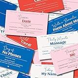 20 Romantic Love Coupons for Husband, Wife, Boyfriend, Girlfriend - Couples Coupon Book Perfect for Anniversaries, Birthdays, Valentine’s Day & More!