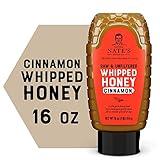 Nate's Cinnamon Whipped Honey, Spreadable Honey, 16 Ounces