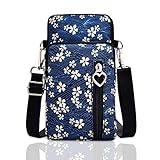 BIAOTIE Lightweight Small Crossbody bags Cell Phone Purses Travel Pouch Shoulder Bag for Women (D-09)