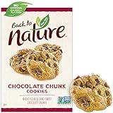 Back to Nature Chocolate Chunk Cookies - Dairy Free, Non-GMO, Made with Wheat Flour, Delicious & Quality Snacks, 9.5 Ounce