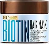 Biotin Hair Mask - Deep Conditioner with Collagen and Keratin for Dry, Damaged and Curly Hair - Fine Conditioning Moisturizer Treatment for Strengthening - Hydrating Care Products for Women and Men