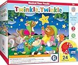 MasterPieces 24 Piece Twinkle Twinkle Sing-A-Long Sound Floor Puzzle For Kids - 18"x24"