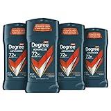 Degree Men Antiperspirant Deodorant Adventure Freshness and Odor Protection Deodorant for Men 2.7 Oz, (Pack of 4) Woodsy, Stick