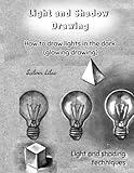 Light and Shadow Drawing: How to draw lights in the dark (glowing drawing). Light and shading techniques.