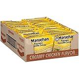 Maruchan Ramen Creamy Chicken, Instant Ramen Noodles, Ready to Eat Meals, 3 Oz, 24 Count