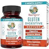 MaryRuth Organics Gluten Enzymes Capsules | Up to 2 Month Supply | Enzyme Supplement for Gut Health Support | Gluten Digestion | & Nutrient Absorption | Vegan | Gluten Free | 60 Count