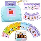 QuTZ Talking Flash Cards for Toddlers 2-4, Autism Toys, Speech Therapy Toys, Educational ABC Learning Talking Sight Words Flash Cards Kindergarten for Boys and Girls, 248 Sight Words Blue