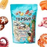 Ramen Toppings - Seafood & Vegetable Mix with Goji Berries, 14oz, Dried Ramen Toppings for Noodles