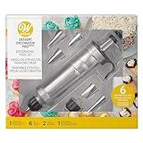 Wilton Dessert Decorator Pro - Easy to Use One Handed Plunger Smoothly Pushes Icing to Decorate Baked Treats or Appetizers Like Deviled Eggs, 10-Piece