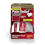 GoodSense Extra Strength Acetaminophen Caplets 500 mg, Pain Reliever and Fever Reducer, 100 Count, 50 Pouches of 2 Caplets