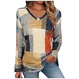 amaon prime,recent orders placed by me, Long Sleeve Shirts for Women V Neck Boho Dressy Casual Tops Lightweight Sweatshirt Pullover Going out Fashion Blouses, best amaon deals this week