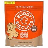 Buddy Biscuits 3.5 lbs. Bag of Crunchy Dog Treats Made with Natural Peanut Butter