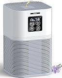 VEWIOR Air Purifiers for Home, HEPA Air Purifiers for Large Room up to 600 sq.ft, H13 True HEPA Air Filter with Fragrance Sponge 6 Timers Quiet Air Cleaner for Pets Dander Odor Dust Smoke Pollen