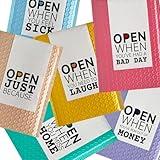 Open When Envelopes for College Student, College Daughter Son Gift, University Gifts, College Gifts, Leaving Home Gift, Going Away to College Gifts – 6 Pack Multi-color