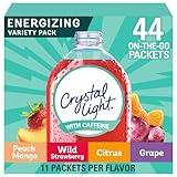 Crystal Light Energizing Variety Pack, 44 ct On-the-Go Packets