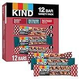 KIND Nut Bars Favorites, 3 Flavor Variety Pack, Gluten Free, Healthy Snacks, 12 Count