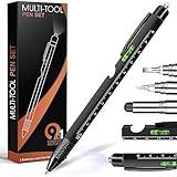 Gifts for Men, Stocking Stuffers for Adults Men, Fathers Day Dad Gifts from Daughter Son Wife, 9 in 1 Multitool Pen, Tools Gadgets for Men, Birthday Christmas White Elephant Gifts for Grandpa Husband