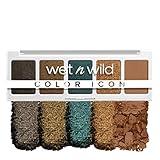 wet n wild Color Icon Eyeshadow Makeup 5 Pan Palette, Matte, Shimmer, Metallic, Long Wearing, Rich Buttery Pigment, Cruelty Free - My Lucky Charm