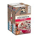 Quaker High Protein Triple Berry Flavour Instant Oatmeal, 228g/8 oz (Pack of 2) Shipped from Canada