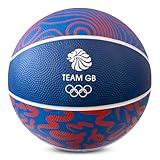 Hy-Pro Officially Licensed Team GB Basketball Size 7 - Olympics, Paris, 2024, Durable Rubber Compound, High Bounce, Pimpled Grip for Enhanced Control - Recreational Basketball for Home and court Play