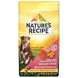 Nature′s Recipe Grain Free Salmon, Sweet Potato & Pumpkin Recipe Dry Dog Food, 4 lb. Bag