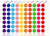 3500 Pieces Dot Stickers, 3/4 inch Color Coding Labels, 10 Color Circle Price Stickers for Office Classroom Student