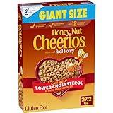 Honey Nut Cheerios Cereal, Limited Edition Happy Heart Shapes, Heart Healthy Cereal With Whole Grain Oats, Giant Size, 27.2 oz