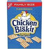 Chicken in a Biskit Original Baked Snack Crackers, Family Size, 12 oz