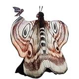 Yinder 2 Pcs Halloween Moth Wings Costume Butterfly Wings Shawl Moth Wings Cape Costume Accessory with Headband(Classic Style)