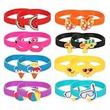 Blinket Hawaiian Party Beach Theme Zip Up Rubber Bracelet Summer Swimming Rings Water Guns Slippers Watermelon Bracelet Birthday Party Supplies Gifts & Prizes 16 pcs