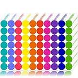 1400 PCS Colored Dot Stickers Round Color Coding Labels Polka Circle Dot Label Sticker for Office,Classroom,Papers Etc