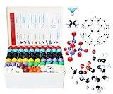 LINKTOR Chemistry Molecular Model Kit (444 Pieces), Student or Teacher Set for Organic and Inorganic Chemistry Learning, Motivate Enthusiasm for Learning and Raising Space Imagination, A Fullerene Set