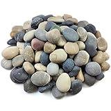 FANTIAN 20 lbs Natural Unpolished Bulk Rocks Mexican Beach Pebbles, 2-3 Inch Decorative River Rocks for Landscaping Garden Paving Plant Rocks Crafting Walkways and Outdoor Decorative Stone