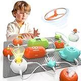 SMILESSKIDDO Science Kits for Kids - STEM Kits for Kids, Electronics Exploration Kit, Over 400 Projects, 35 Circuit Parts, STEM Educational Toy Gifts for Kids Boys Girls Ages 3 4 5 6 7 8 9 10 11 12