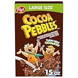 Post Cocoa Pebbles Cereal, 15 Oz